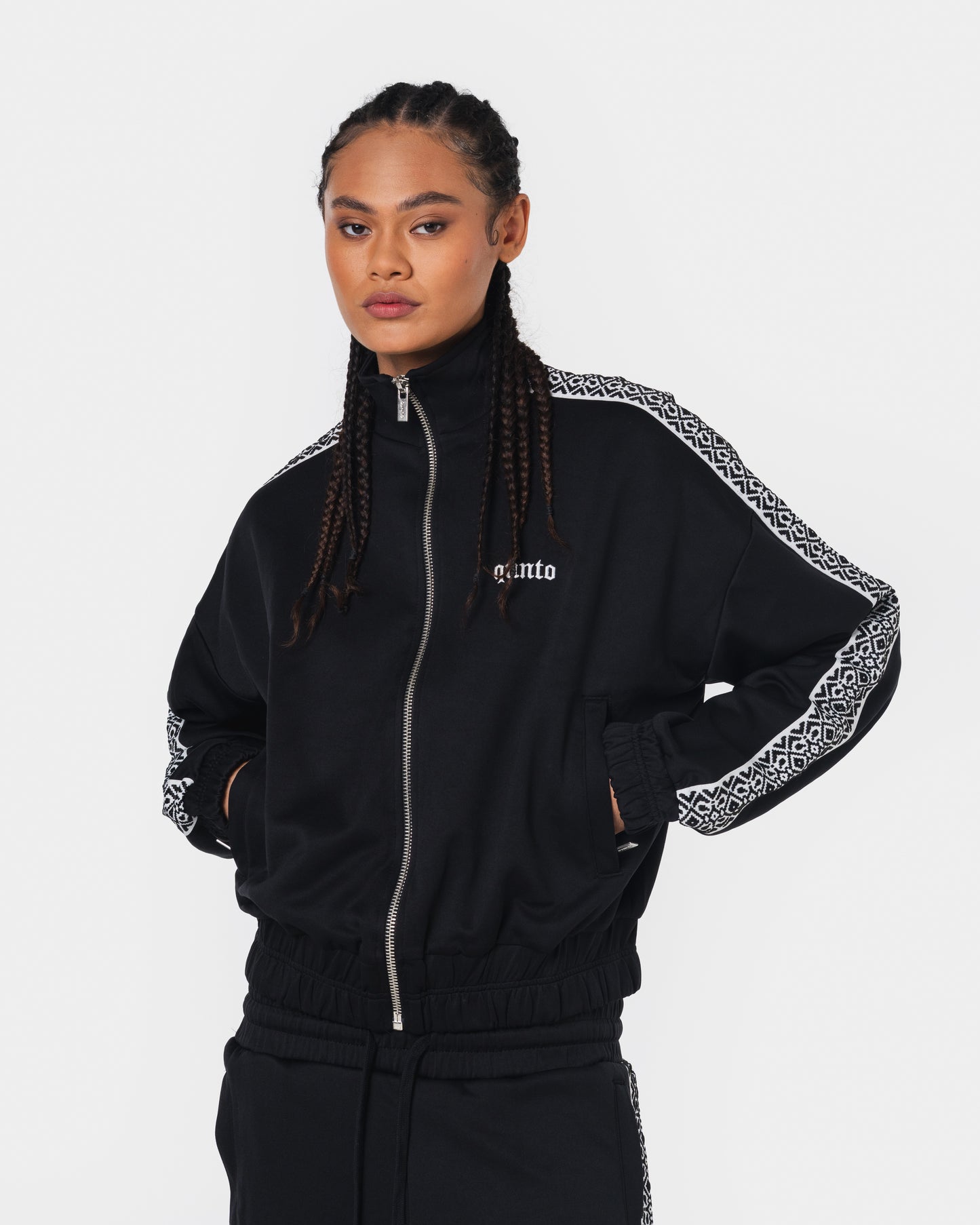 HERITAGE TRACK JACKET BLACK