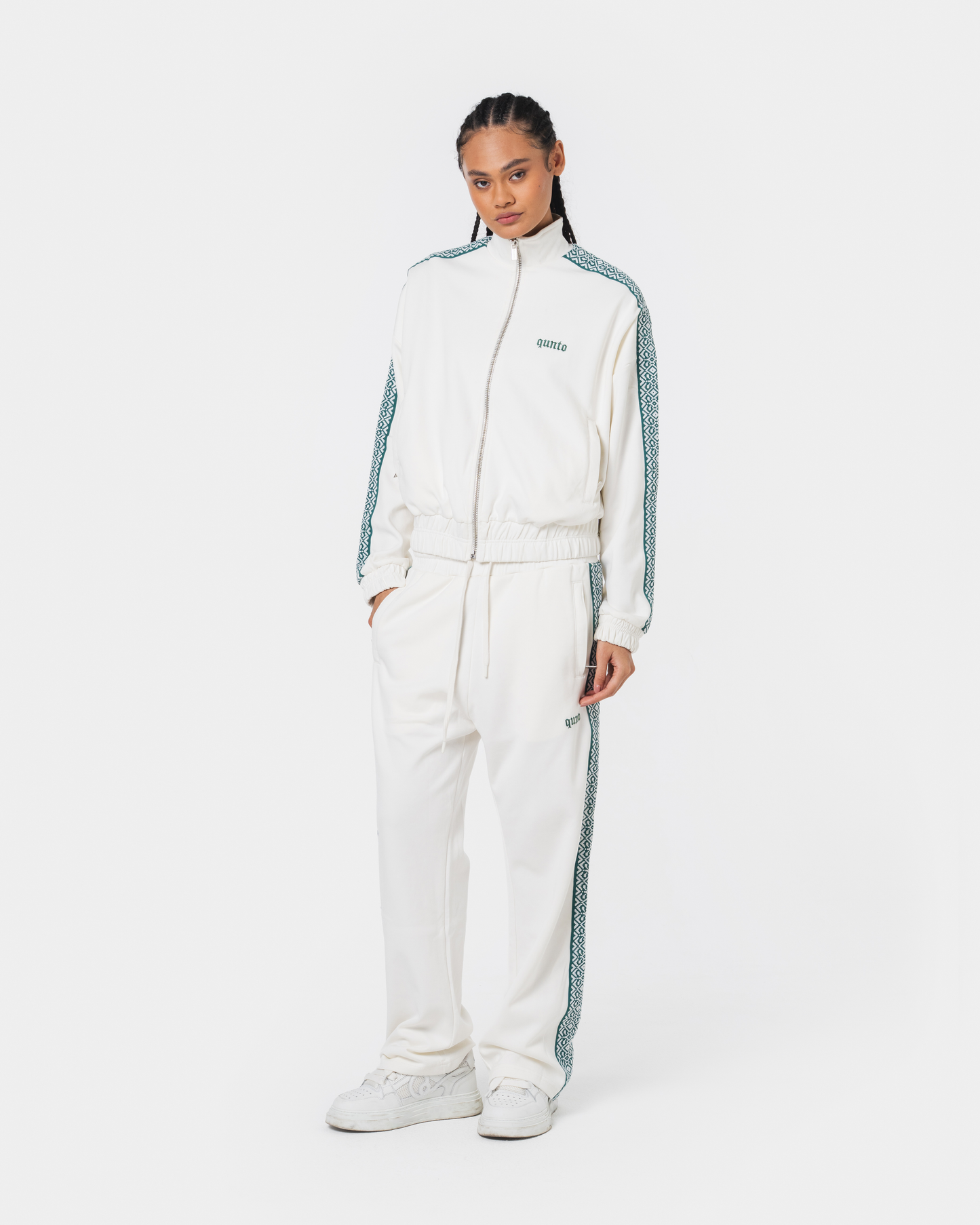 HERITAGE TRACK PANTS CREAM