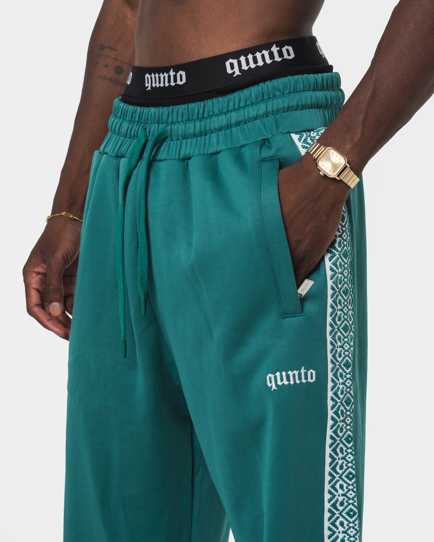HERITAGE TRACK PANTS GREEN
