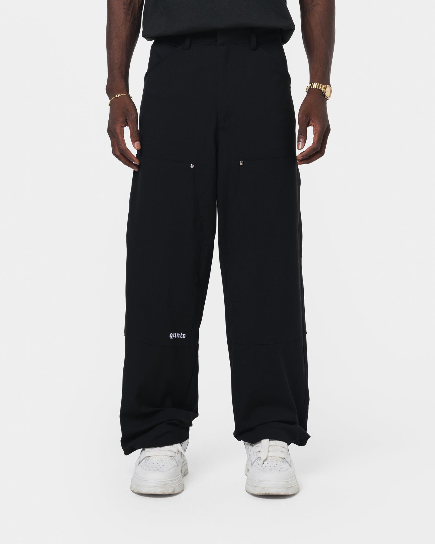 QT CARGO PANTS BLACK