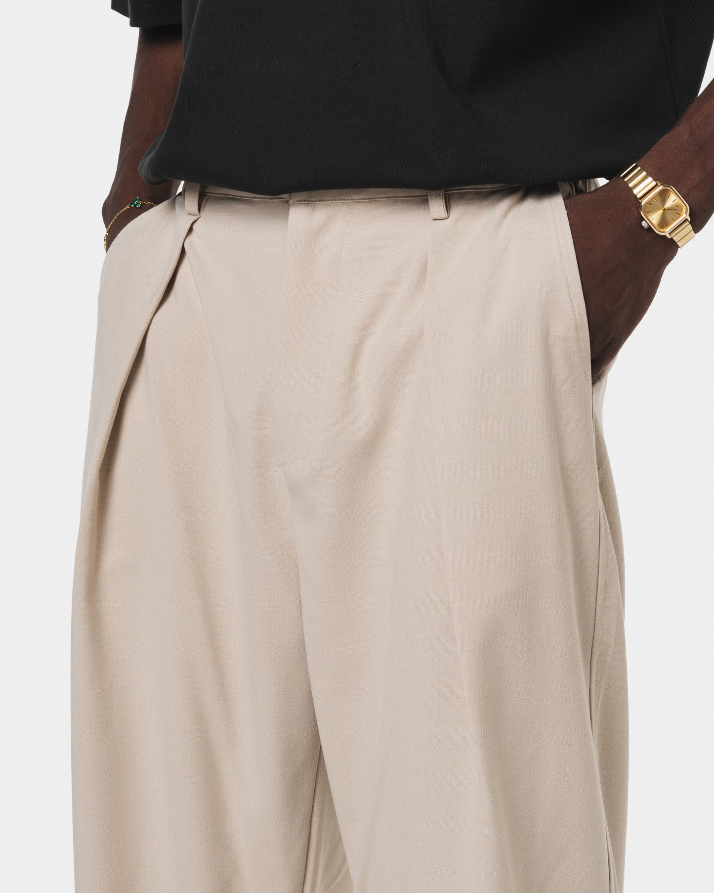 TAILORED PANTS CREAM