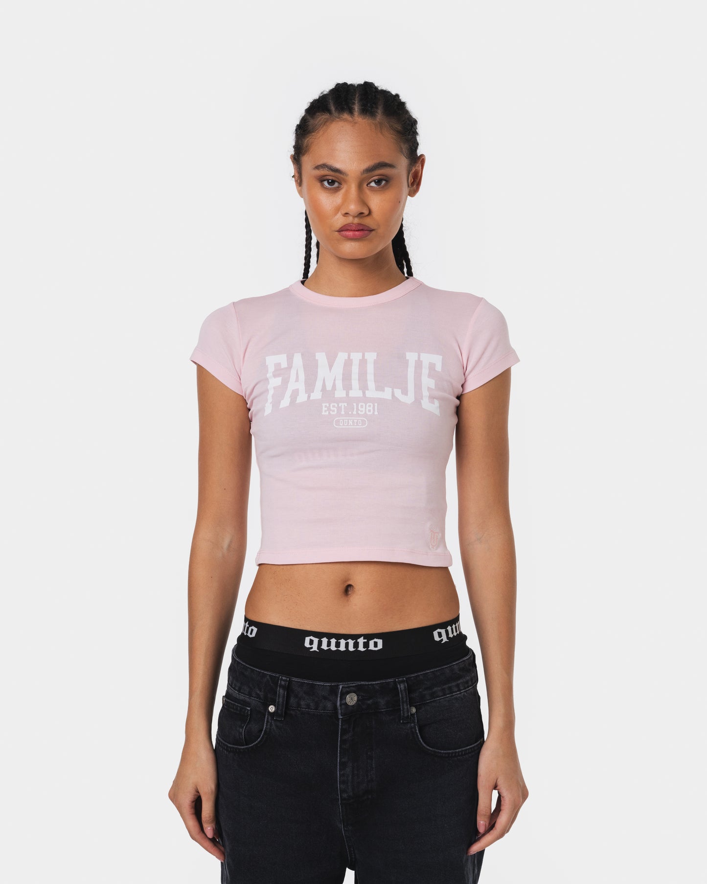 FAMILJE PINK BABY TEE