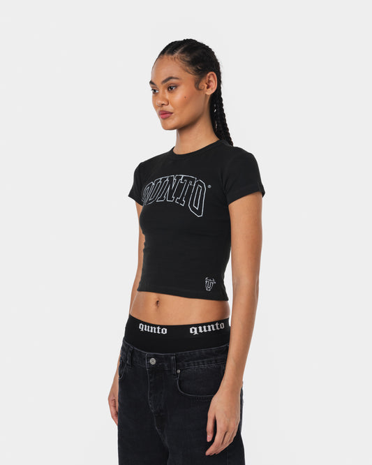 BLUE OUTLINER BABY TEE