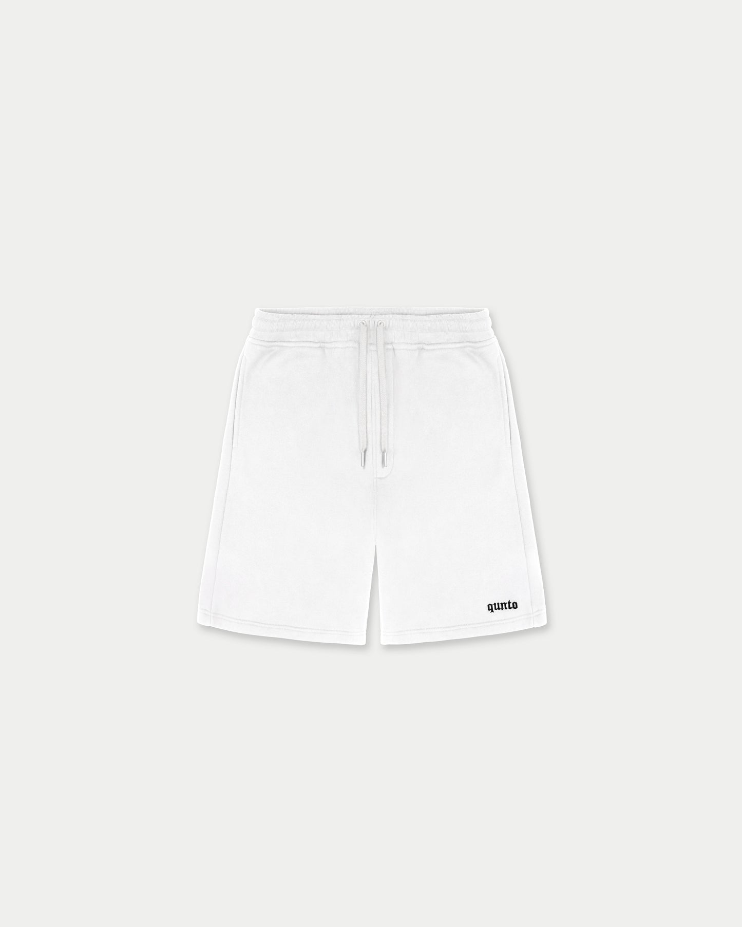 QUNTO LOGO SHORTS CREAM