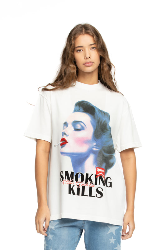 SMOKING KILLS T-SHIRT WHITE