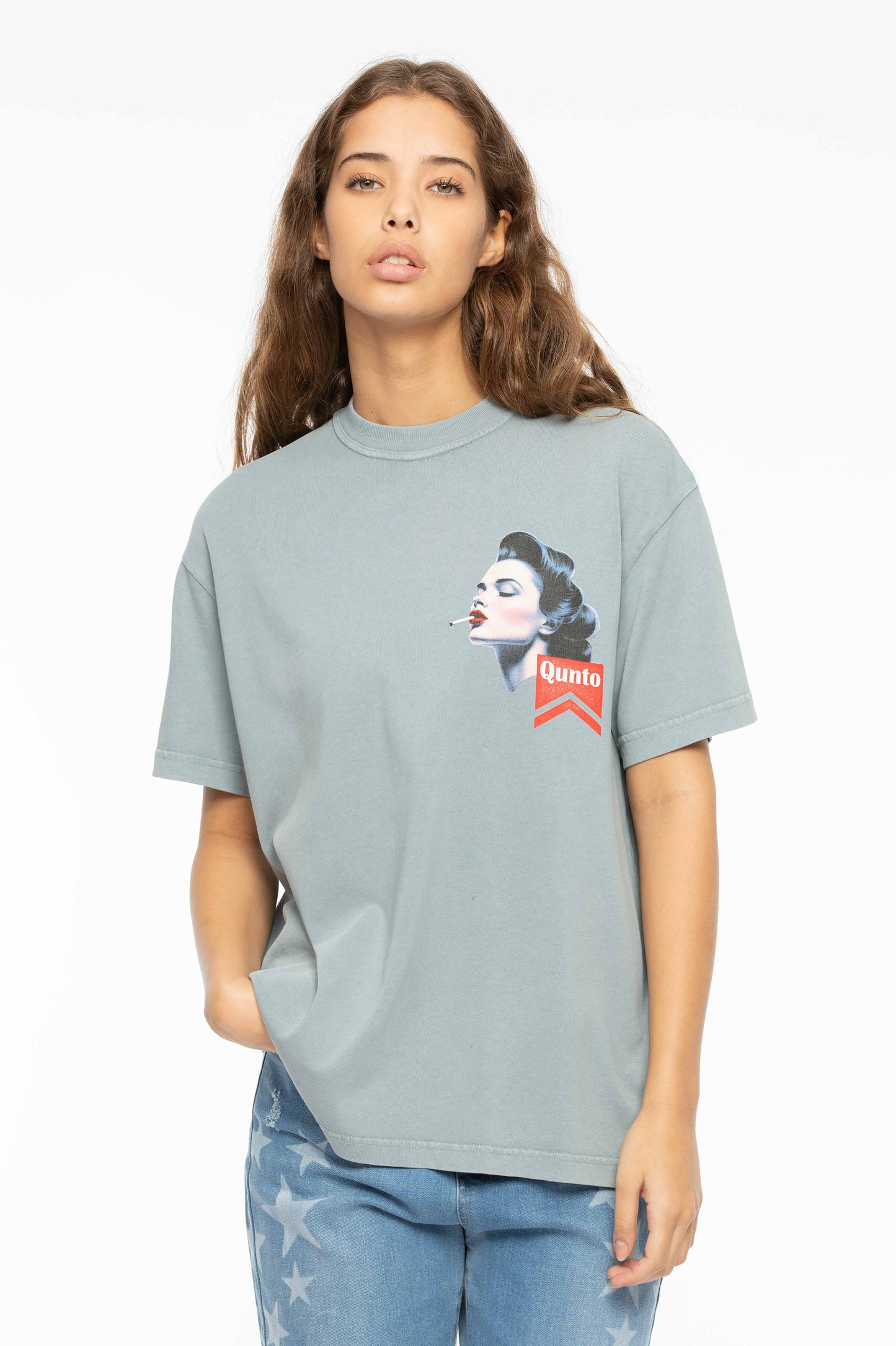 Smoking Kills T-Shirt Heaven Grey