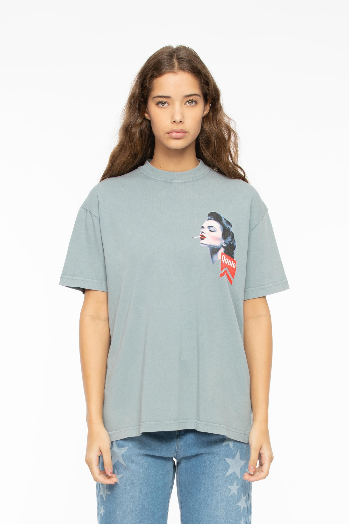 Smoking Kills T-Shirt Heaven Grey