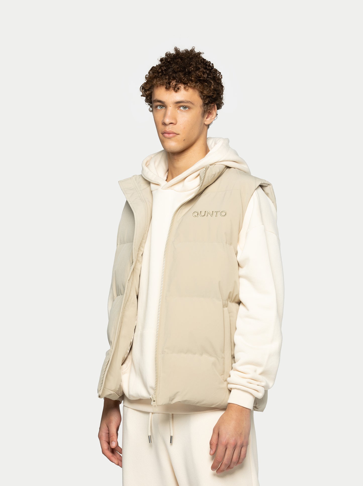 Super Puffer Vest Cream