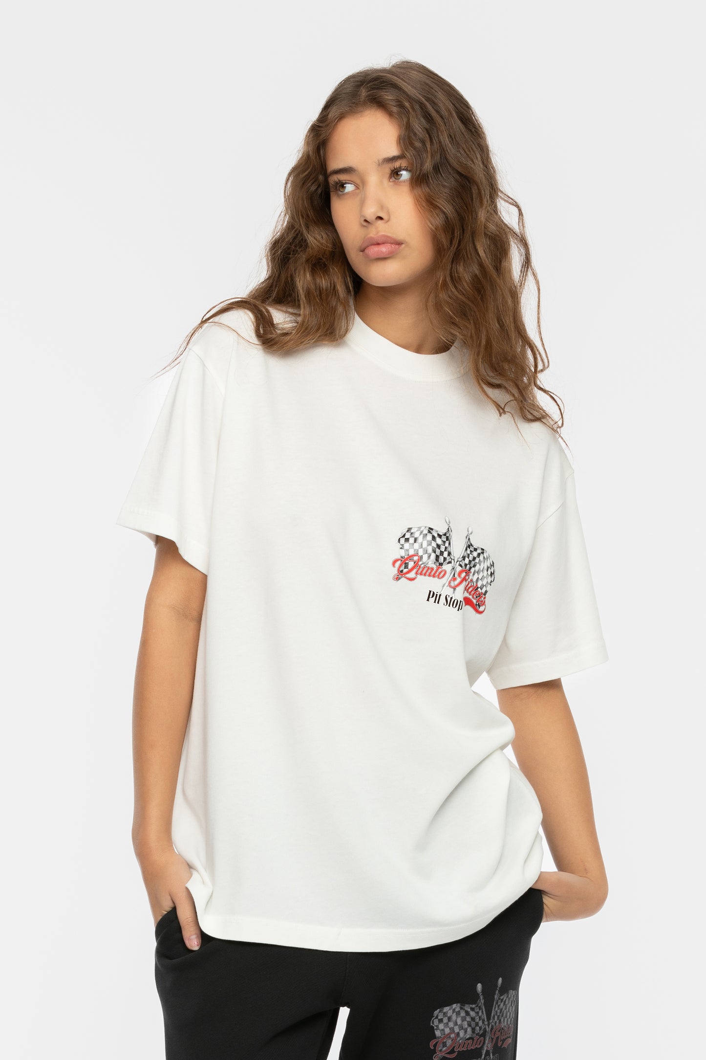 Pit Stop T-Shirt White