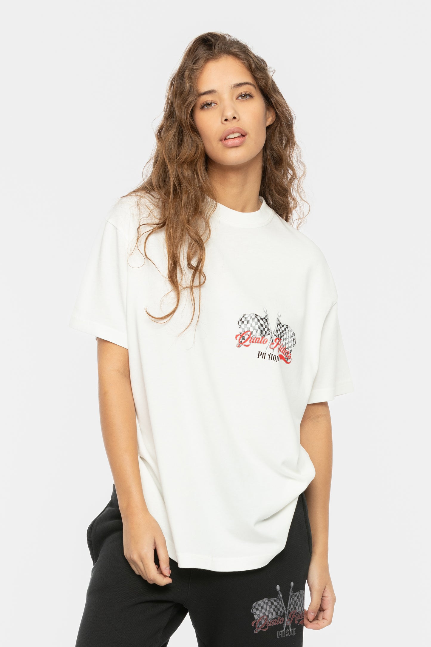 Pit Stop T-Shirt White