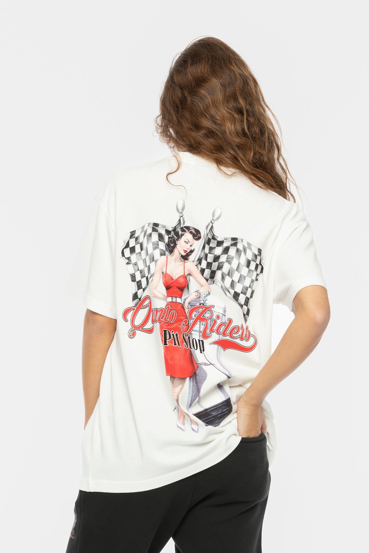 Pit Stop T-Shirt White