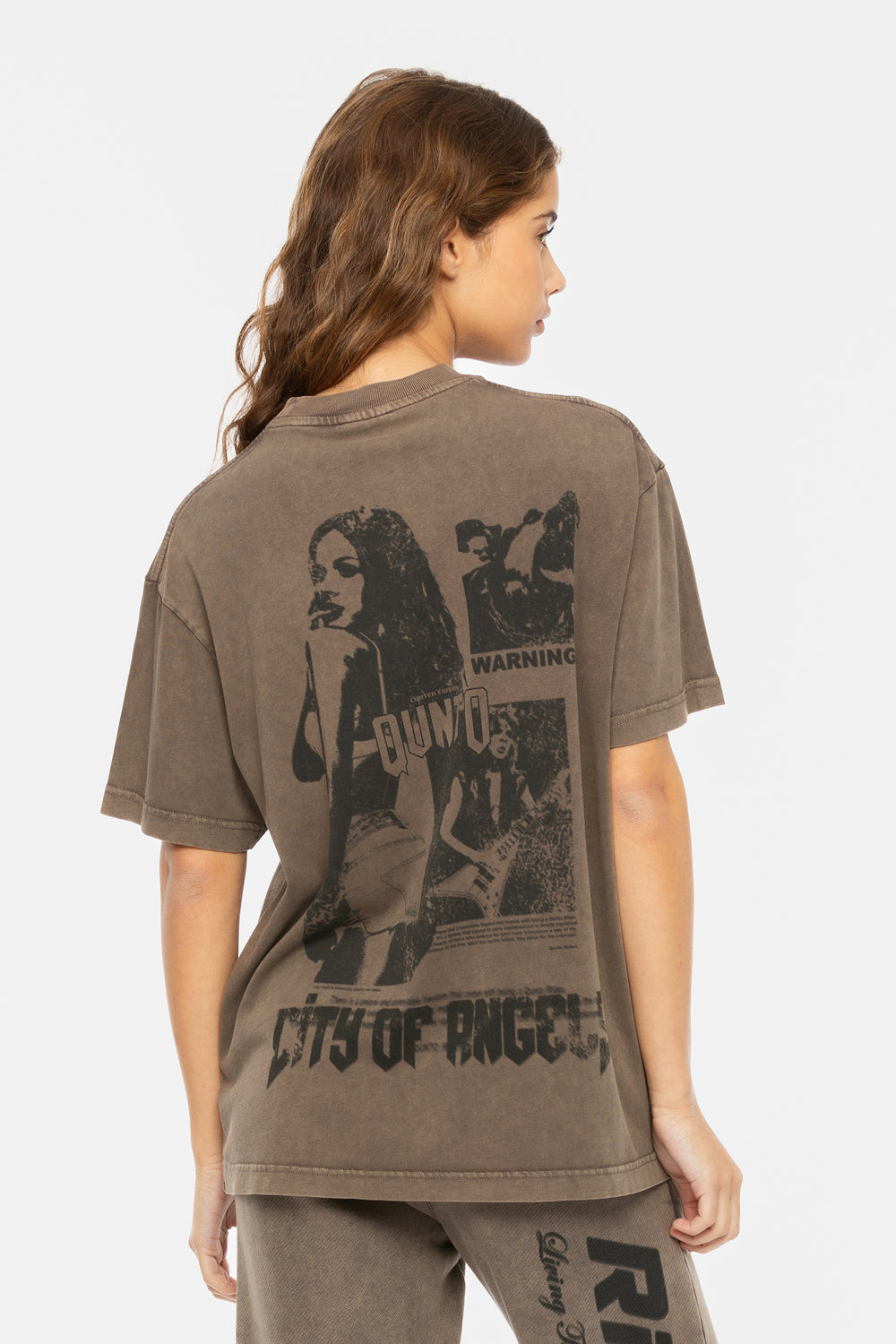 Warning T-Shirt Mad Brown