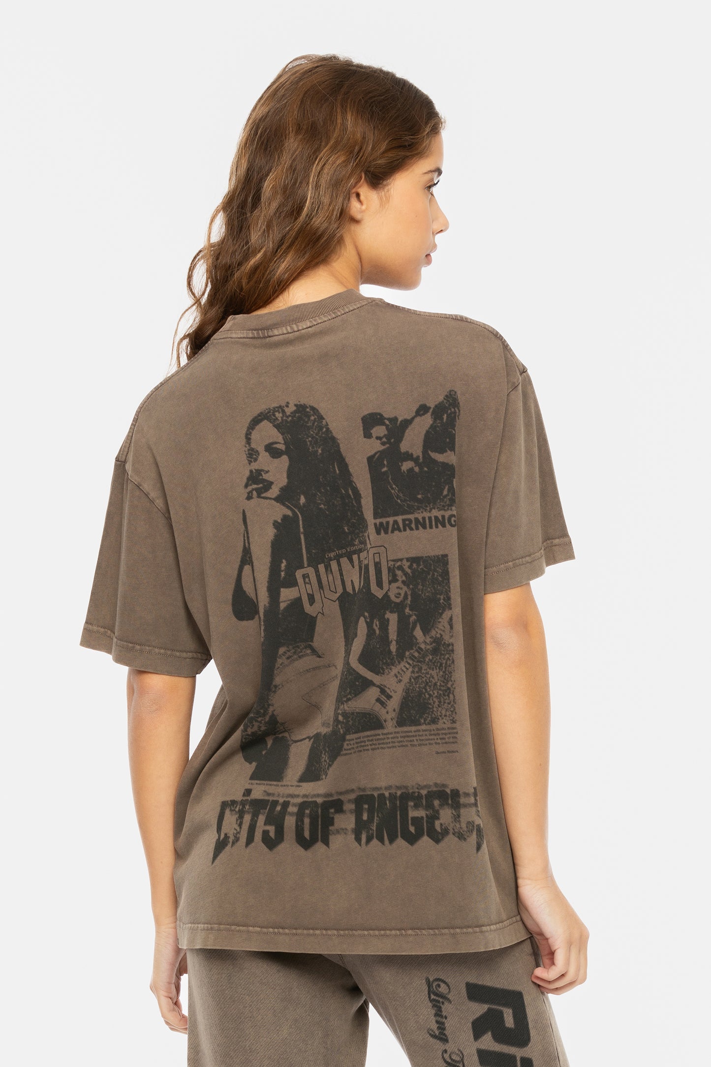 Warning T-Shirt Mad Brown