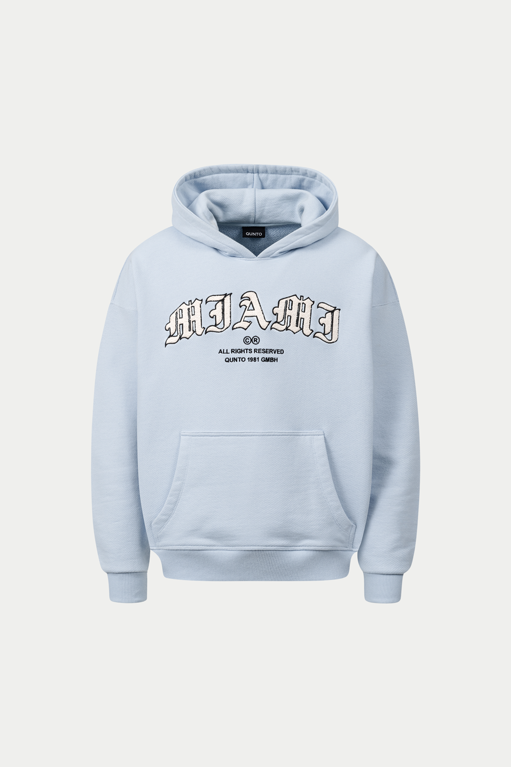 Miami CR Heavy Hoodie Blue
