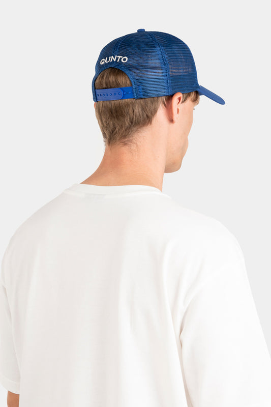 Qunto Club Cream & Blue Cap