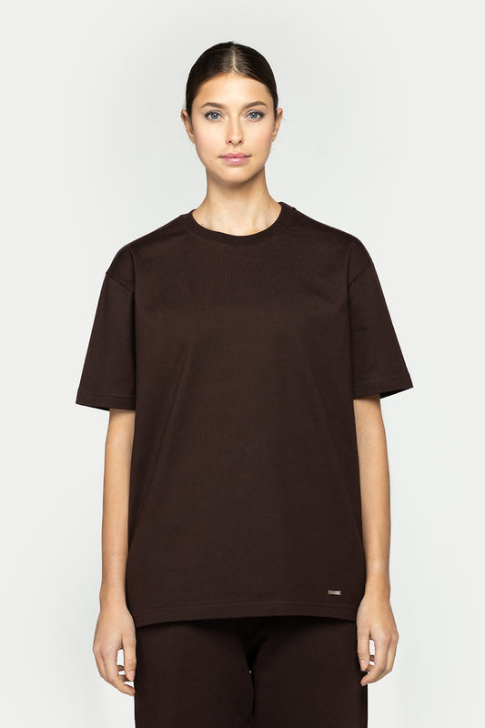 Heavy Basic T-Shirt Brown