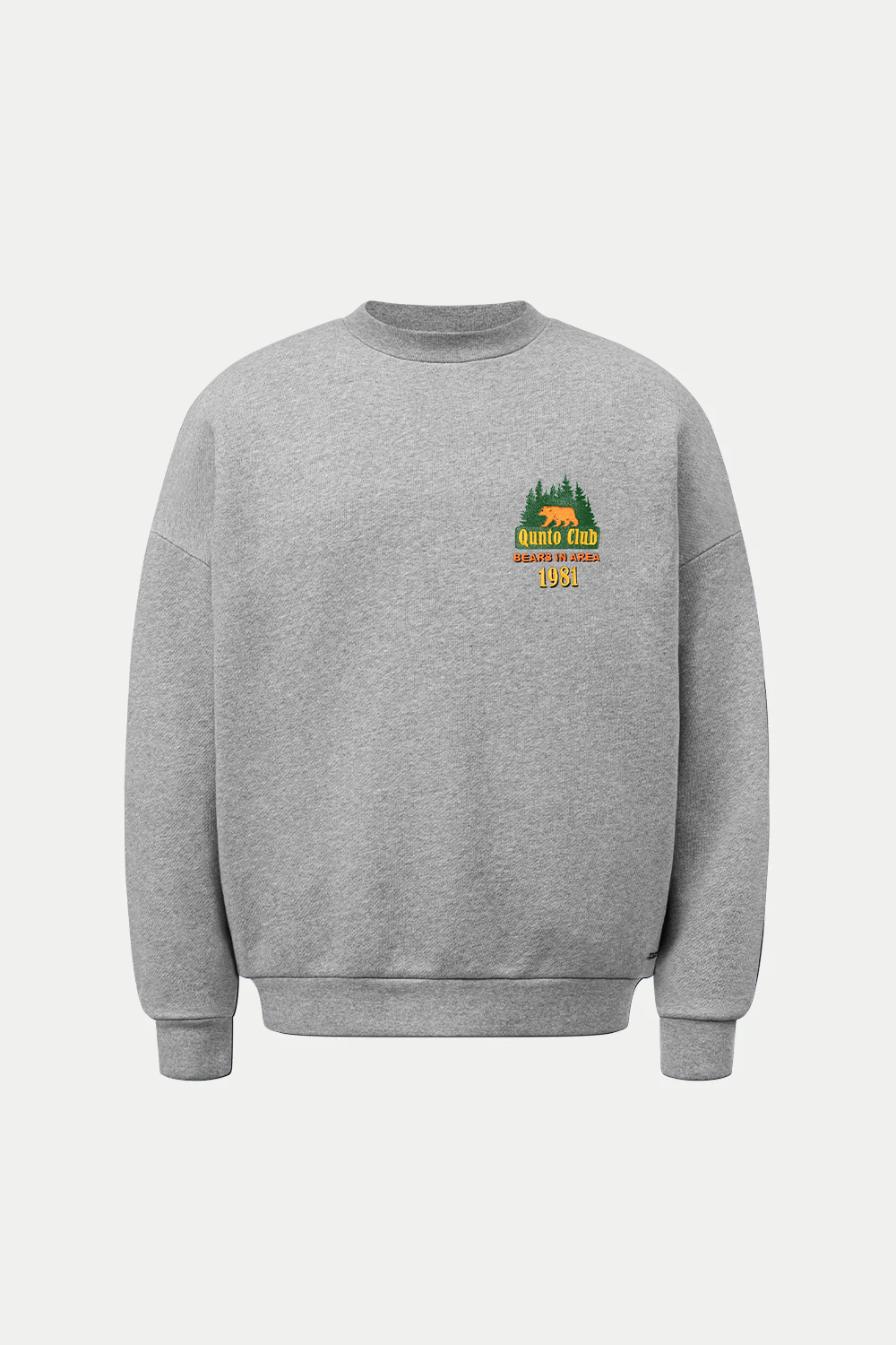 Caution Sweatshirt Grey