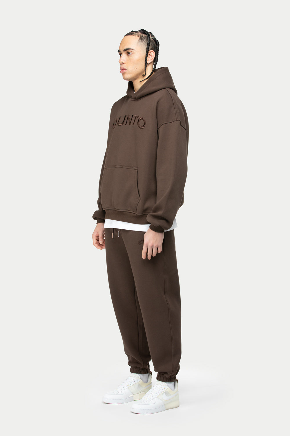 Fat Qunto Hoodie Brown
