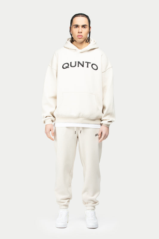 Fat Qunto Hoodie Cream