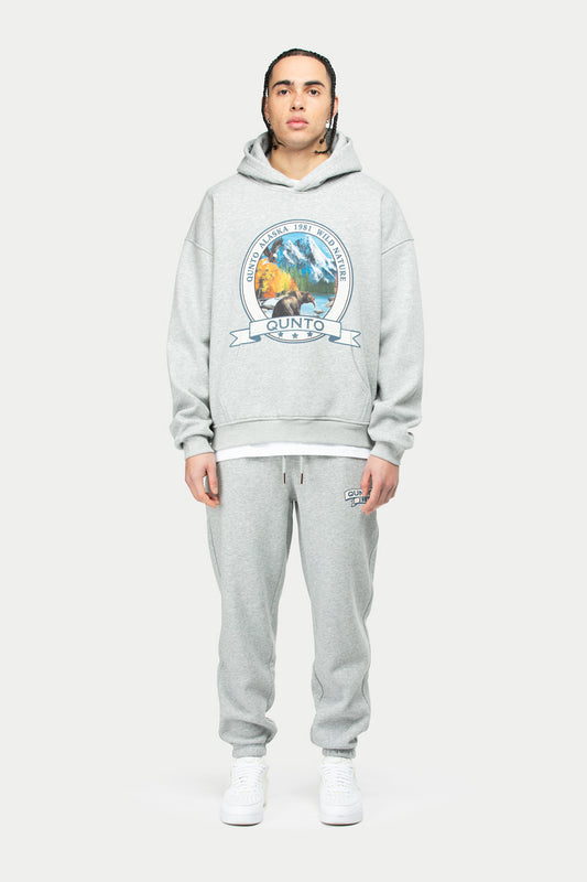 Scroll Jogger Pants Grey