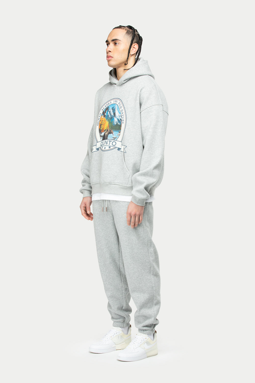 Scroll Jogger Pants Grey