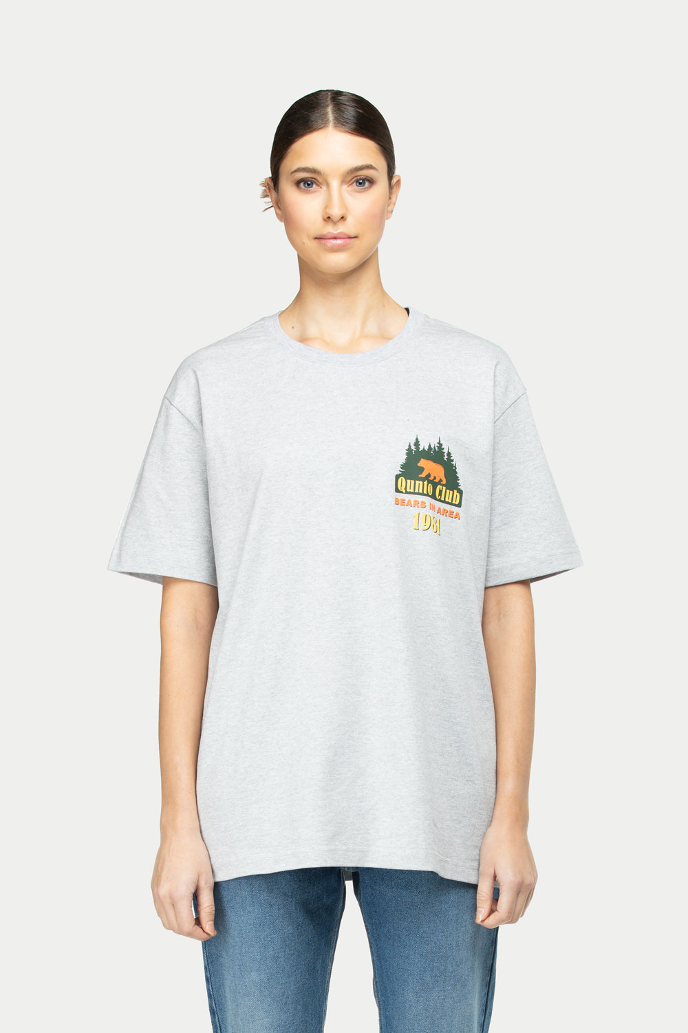 Caution T-Shirt Grey