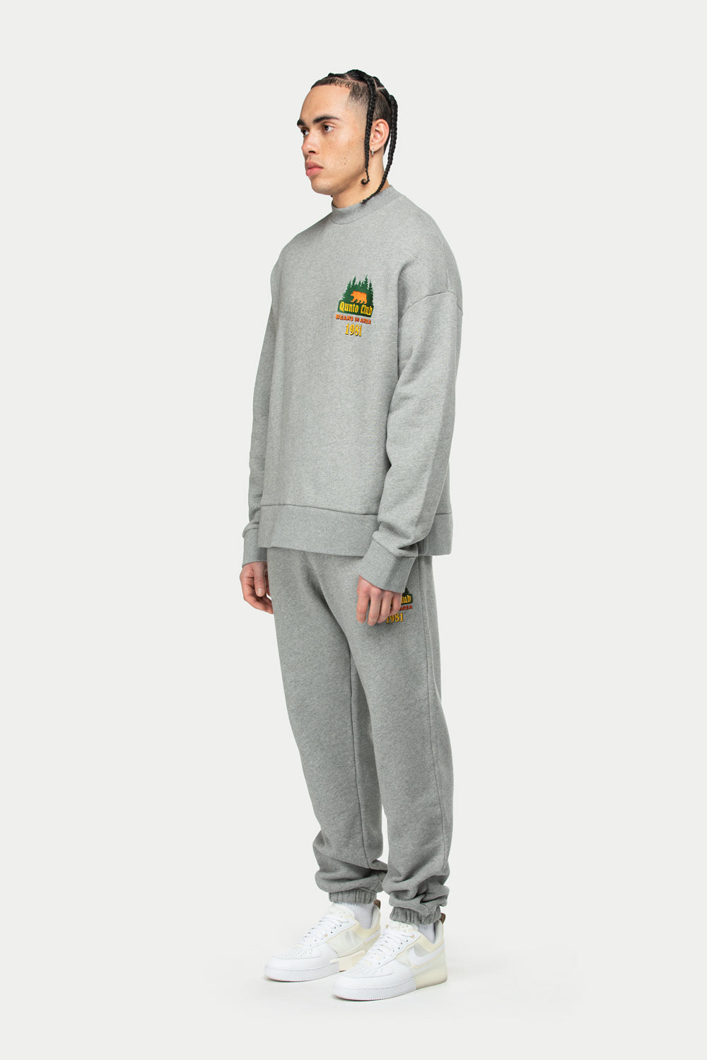 Caution Sweatshirt Grey