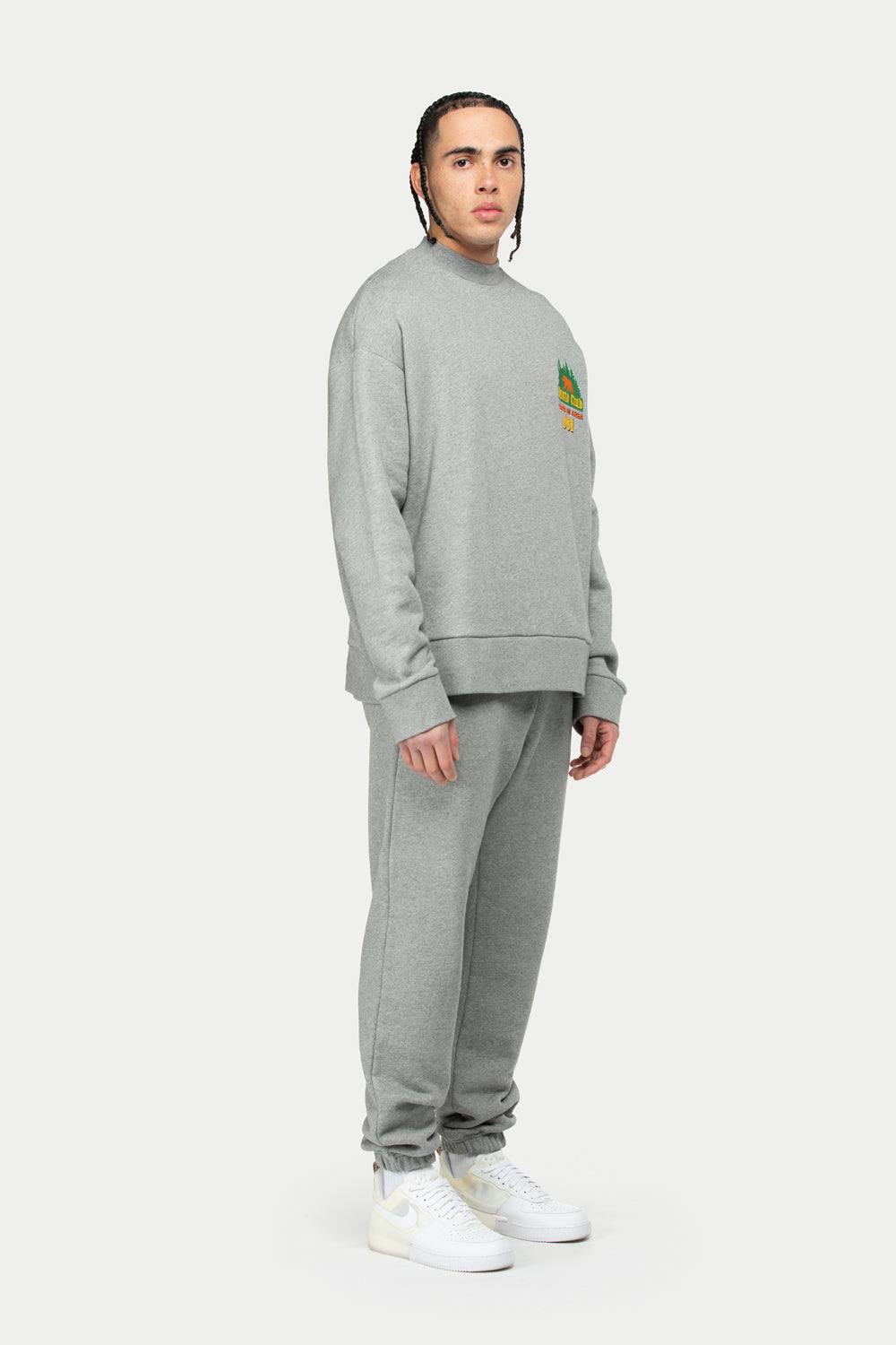 Caution Sweatshirt Grey