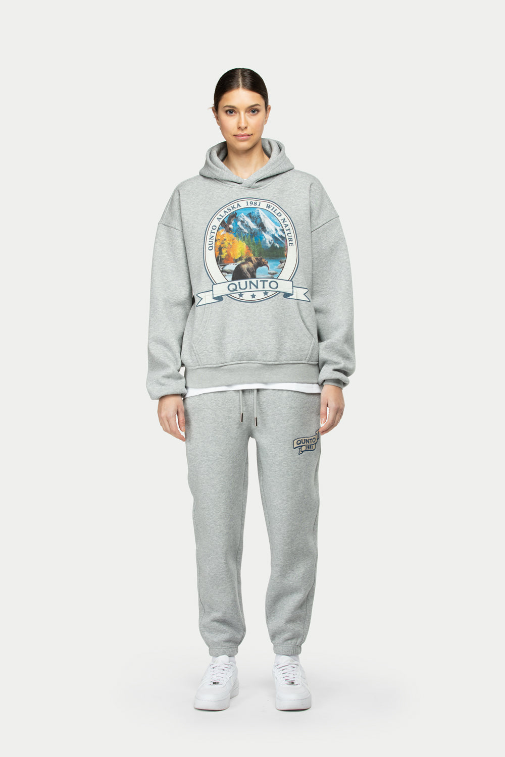 Scroll Jogger Pants Grey