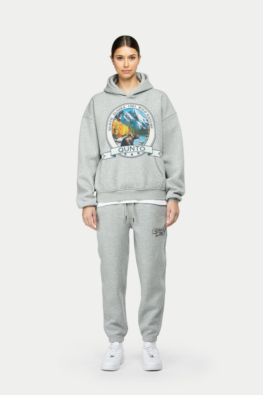 Scroll Jogger Pants Grey