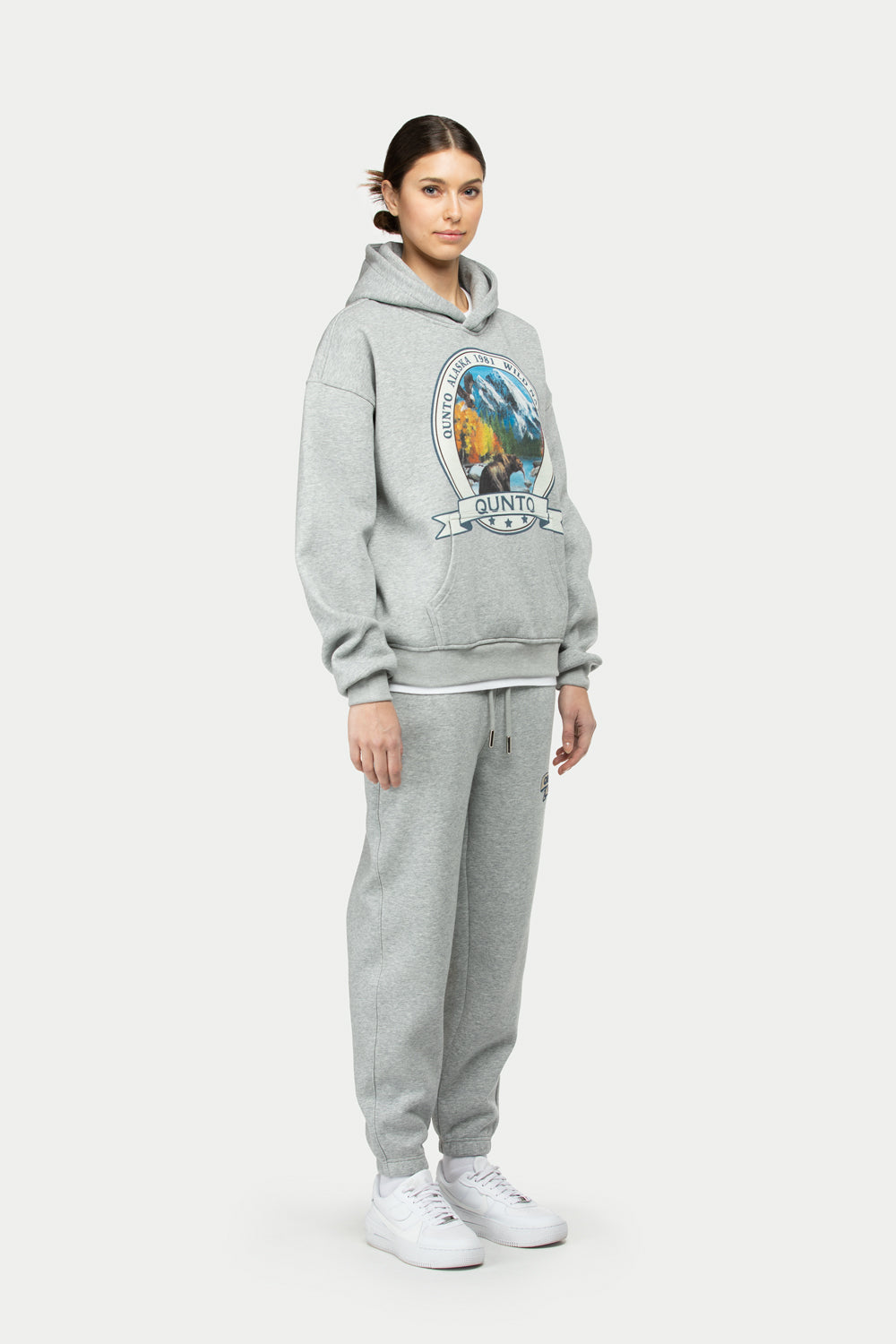 Scroll Jogger Pants Grey