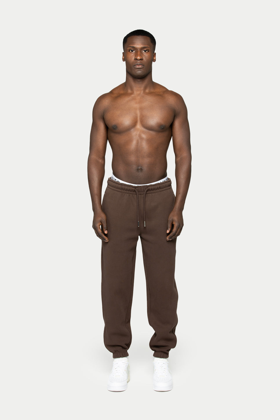 Super Heavy Jogger Pants Brown