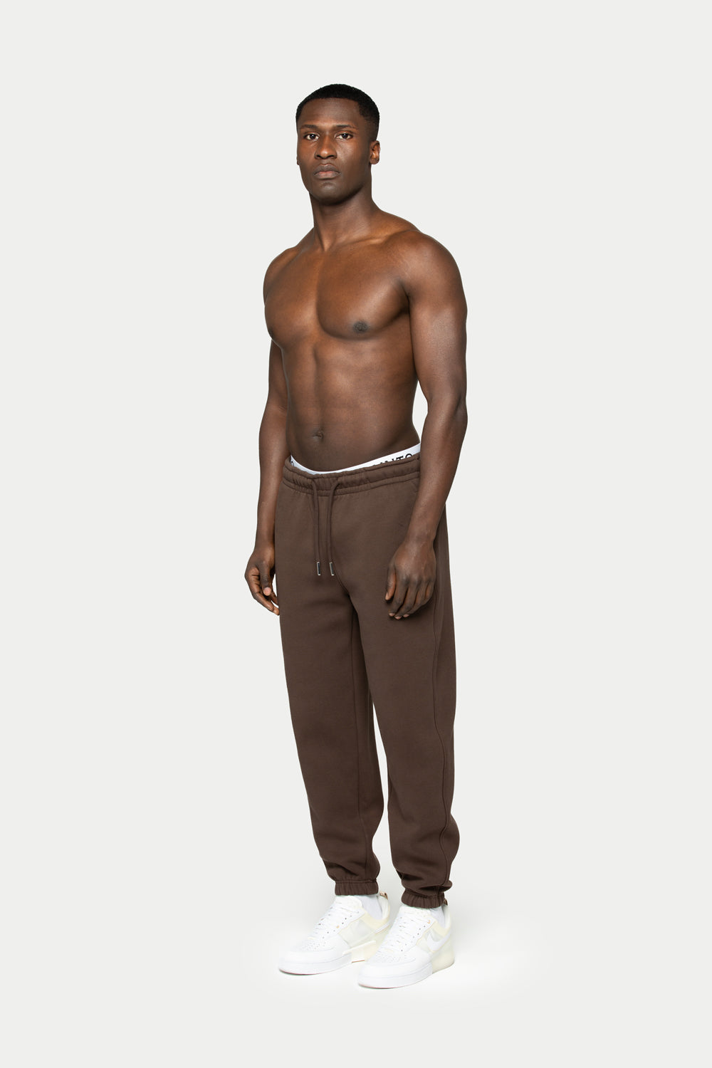 Super Heavy Jogger Pants Brown