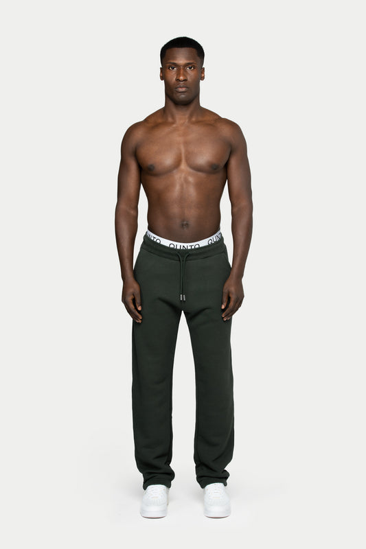Heavy Loose Jogger Pants Green