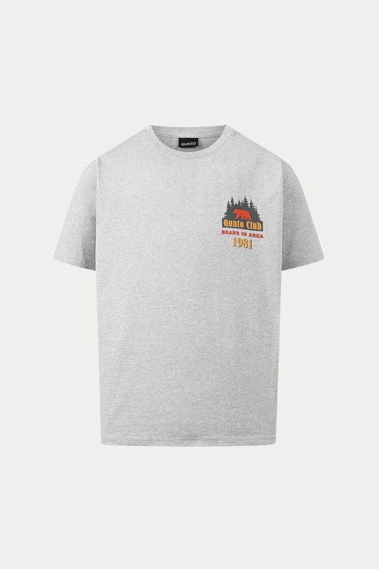 Caution T-Shirt Grey