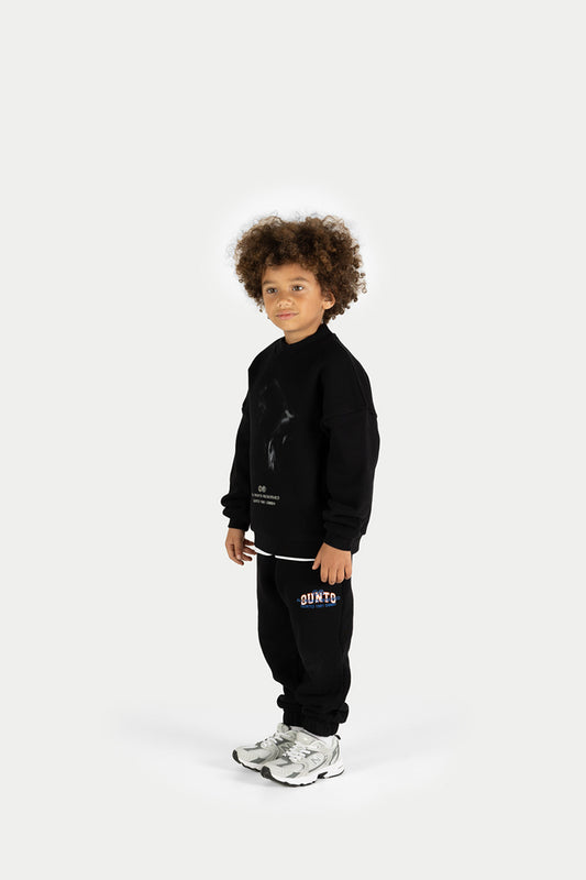 Blurred Bear Sweater Kids