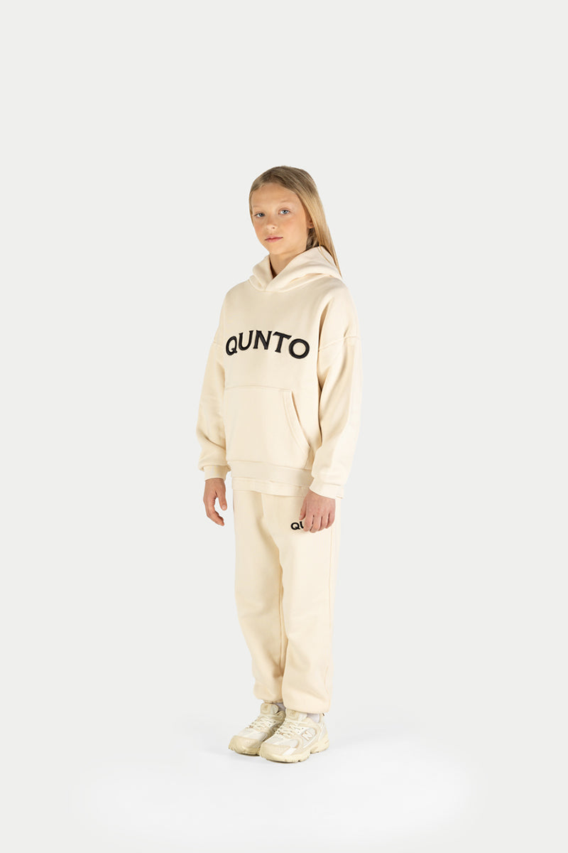 Fat Qunto Hoodie Cream Kids