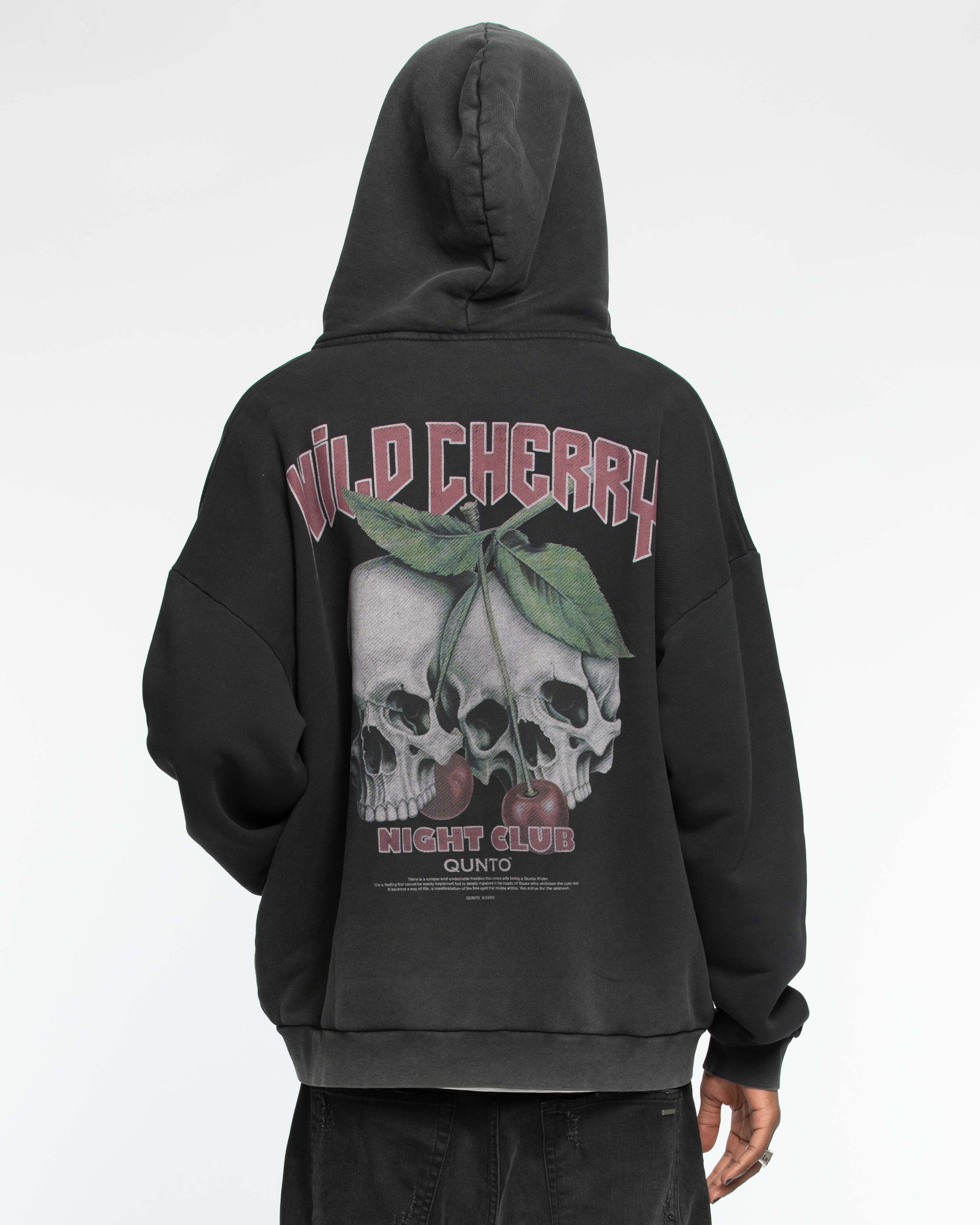 Wild Cherry Zip Hoodie