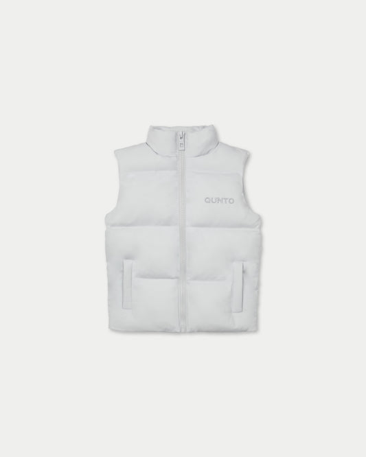 Super Puffer Vest Silver KIDS