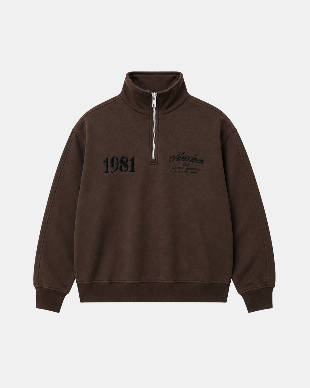1981 Member Brown Half Zip