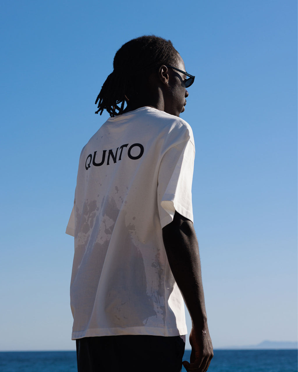 Back Logo T-Shirt / White