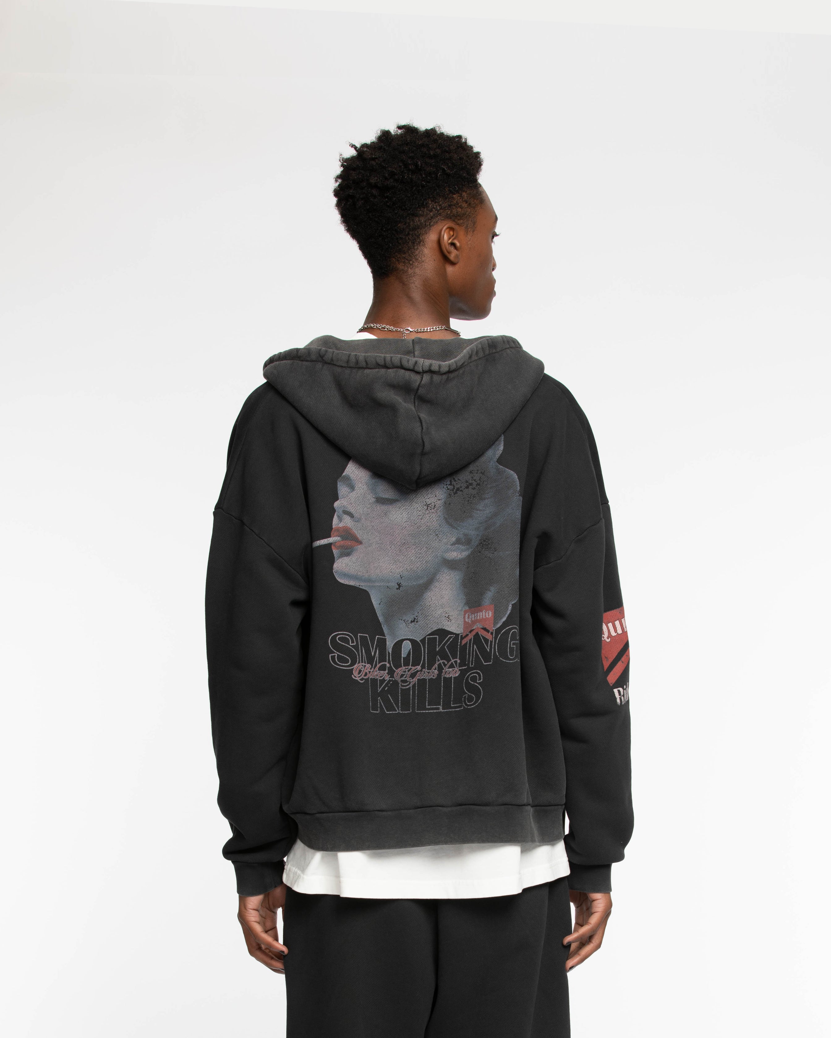 Smoking Kills Zip Hoodie
