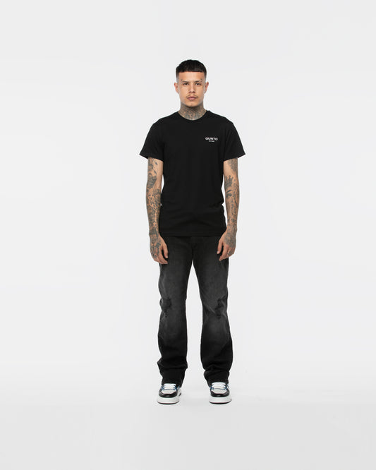 Qunto Slim T-Shirt Black