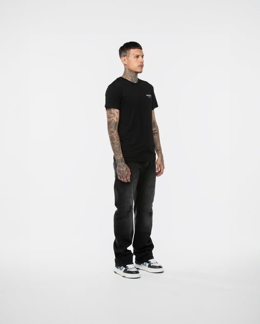 Qunto Slim T-Shirt Black