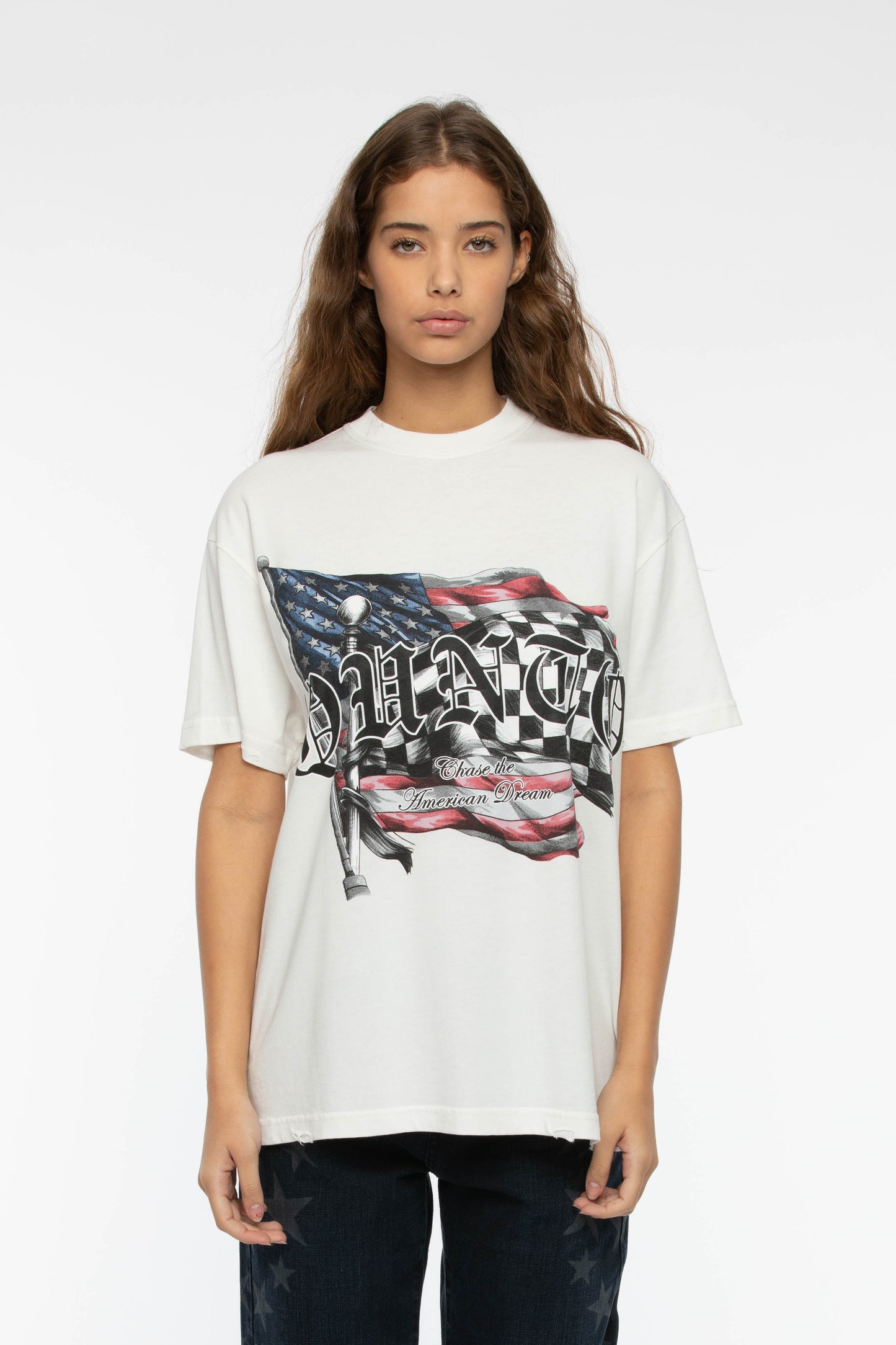American Flags T-Shirt White