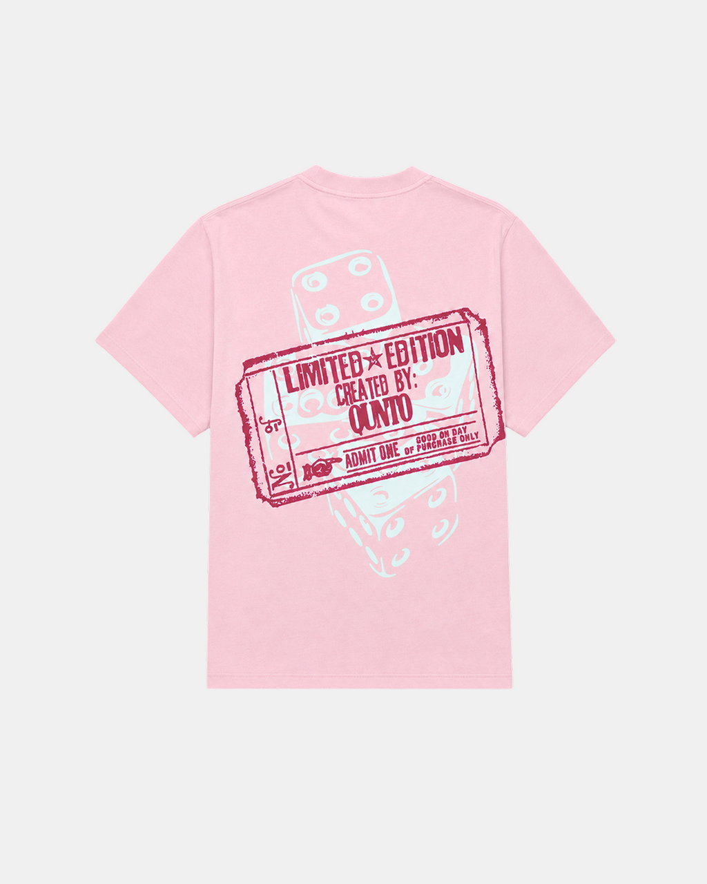 Casion Ticket T-Shirt / Pink