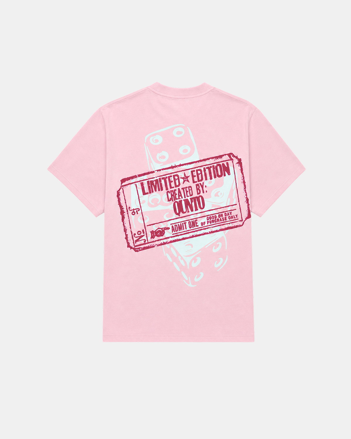 Casion Ticket T-Shirt / Pink