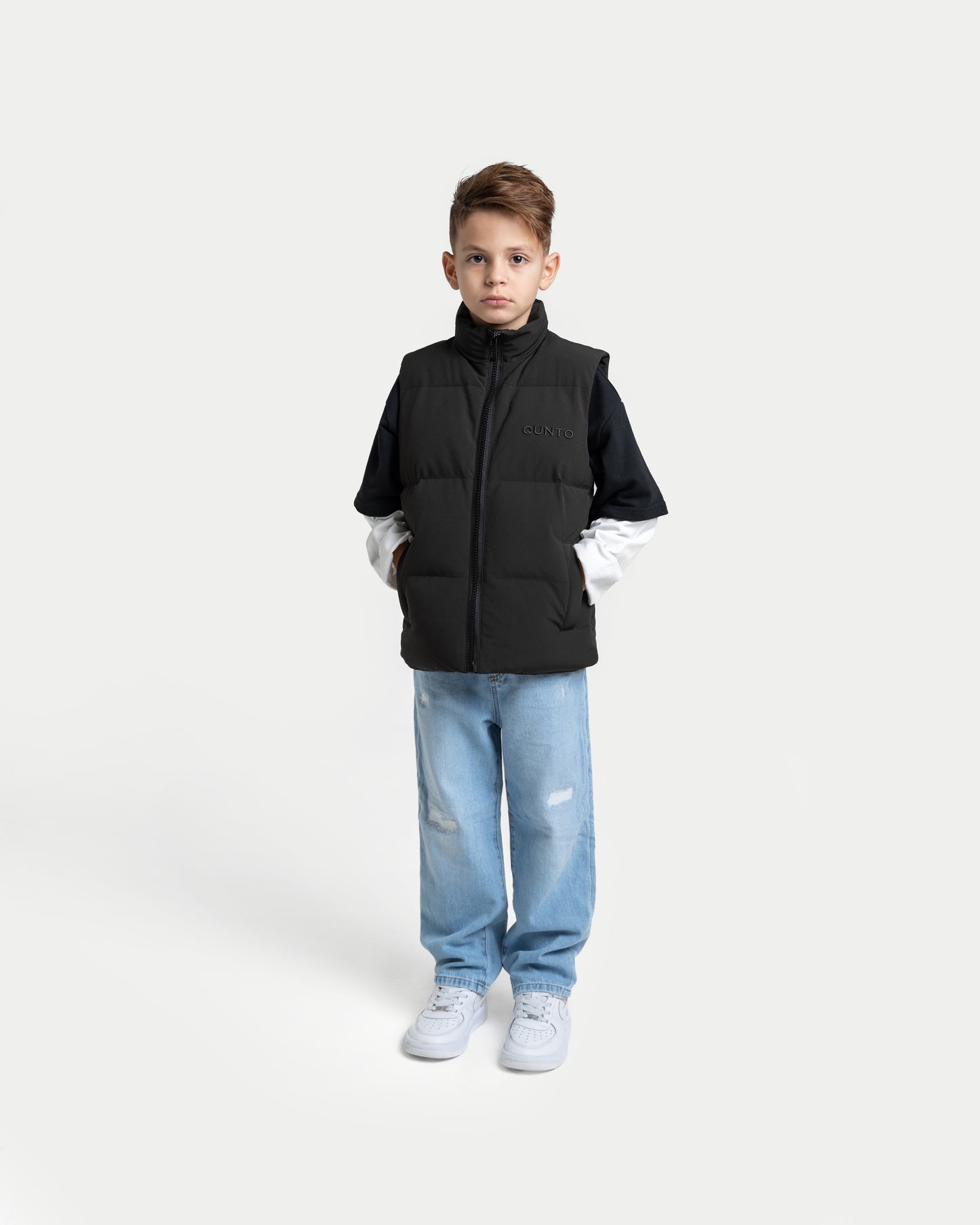 Super Puffer Vest Black KIDS