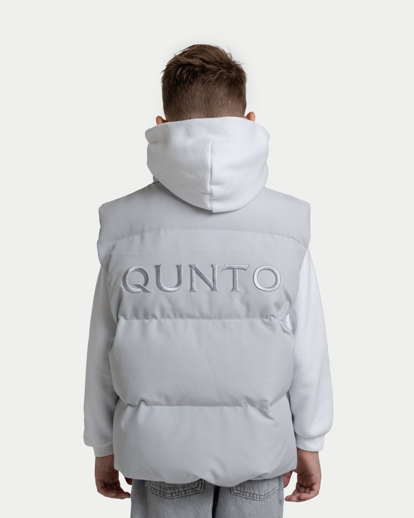 Super Puffer Vest Silver KIDS