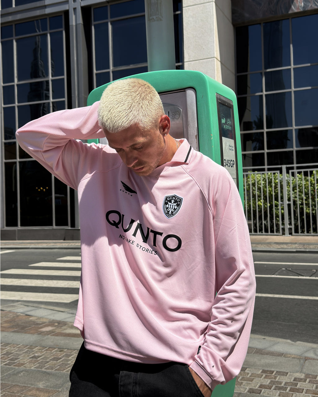 QUNTO Jersey Long Sleeve Pink